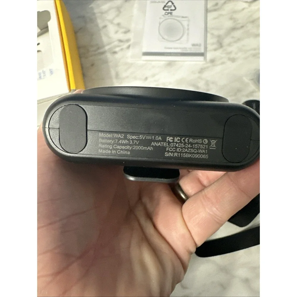7RYMS WA2 Wireless Voice Amplifier for Teachers with Magnetic Lavalier Mic, Wire